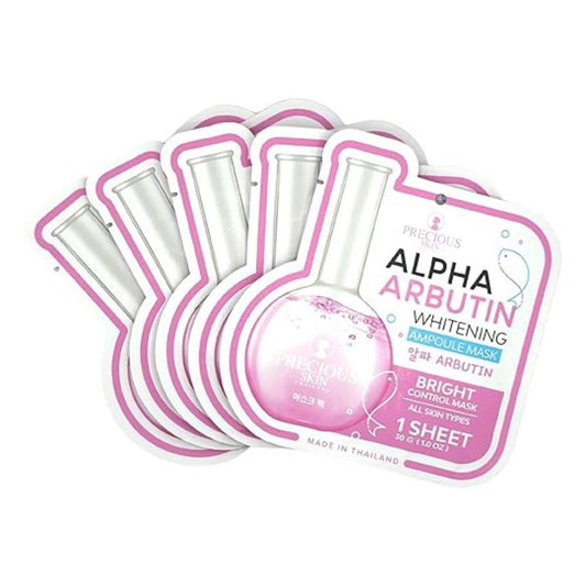 Precious Skin Alpha Arbutin Whitening Ampoule Mask